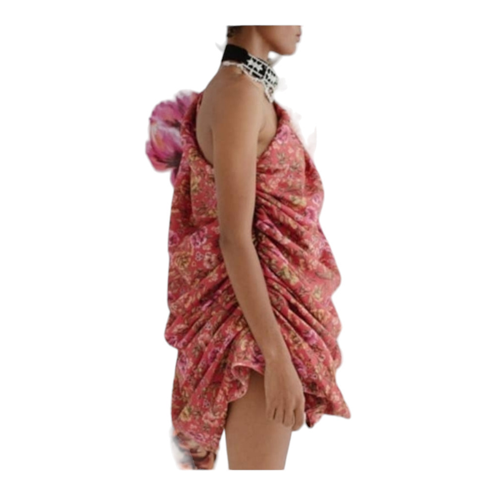 New Isla And White Silk Floral Linnea Designer Top With Tags Size Medium — image 3 of 8